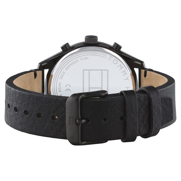 Tommy Hilfiger Multifunction Black Dial Watch for Men - image number 2