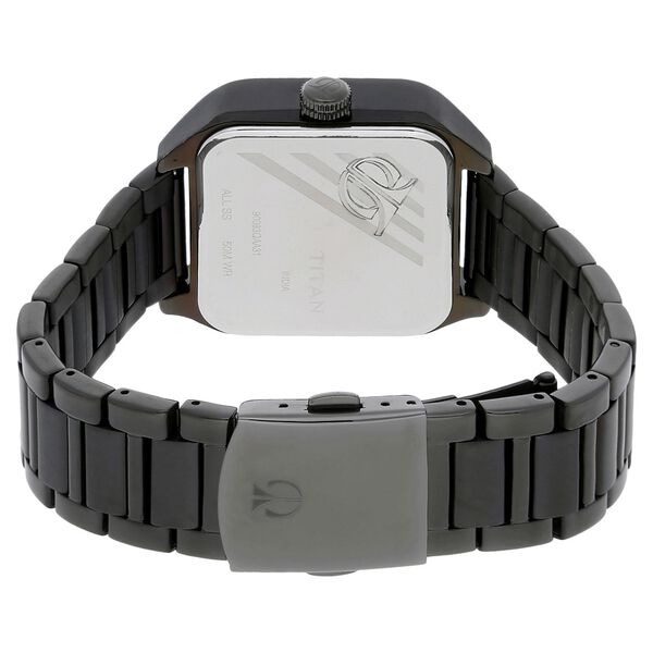 Titan PURPLE PAST MODERN Grey Dial Quartz Multifunction Stainless Steel Strap watch for Men - image number 3