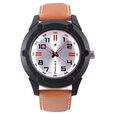 Fastrack Modular Quartz Analog Silver Dial Leather Strap Watch for Guys - image number 1