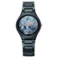 Edge Tessel Quartz Analog Blue Dial Blue Ceramic Strap Watch For Women - image number 0