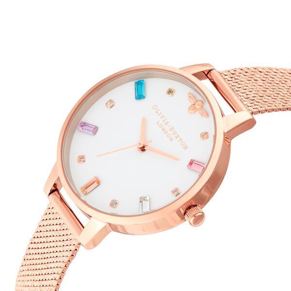 Olivia Burton Quartz Analog White Dial Stainless Steel Strap Watch for Women - image number 1