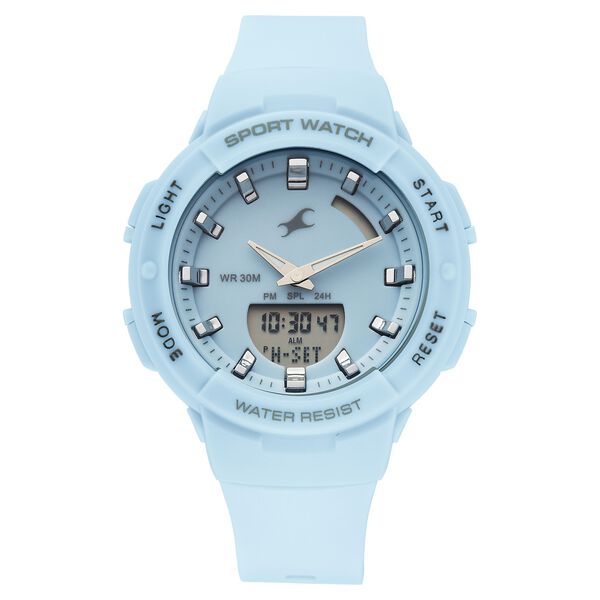 Fastrack StreetStyle Quartz Analog Blue Dial Blue Plastic Strap Watch For Girls - image number 0