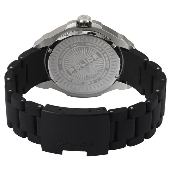 Police Quartz Analog with Date Black Dial Plastic Strap Watch for Men - image number 4