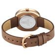 Fastrack Gelato rosegold analog leather strap watch with Chocolate dial for Girls - image number 5