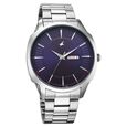 Fastrack Stunners Quartz Analog Purple Dial Silver Stainless Steel Strap Watch For Guys - image number 1