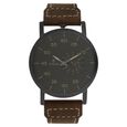 Titan Quartz Analog Black Dial Leather Strap Watch for Men