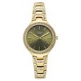 Titan Raga Spotlight Quartz Analog Green Dial Golden Metal Strap Watch For Women - image number 0