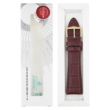 22 mm Burgundy Genuine Leather Straps for Men