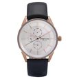 Kenneth Cole Quartz Multifunction Silver Dial Leather Strap Watch for Men - image number 0