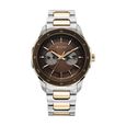 Titan Regalia Opulent Two-Eye Multifunction Brown Panda Dial Rose Gold And Steel Bimetal Strap Watch For Men - image number 0