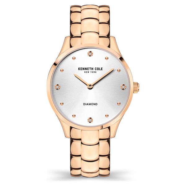 Kenneth Cole Quartz Analog White Dial Stainless Steel Strap Watch for Women - image number 0