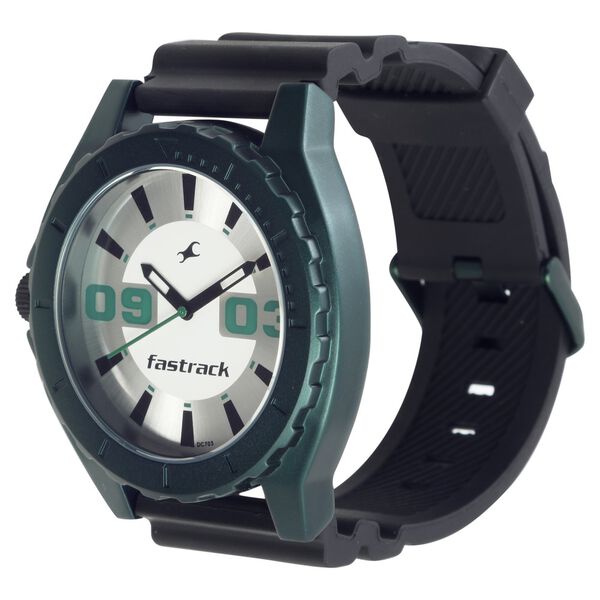Fastrack Quartz Analog White Dial Plastic Strap Watch for Guys - image number 1