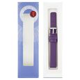 10 mm Purple Genuine Leather Strap for Women - image number 5