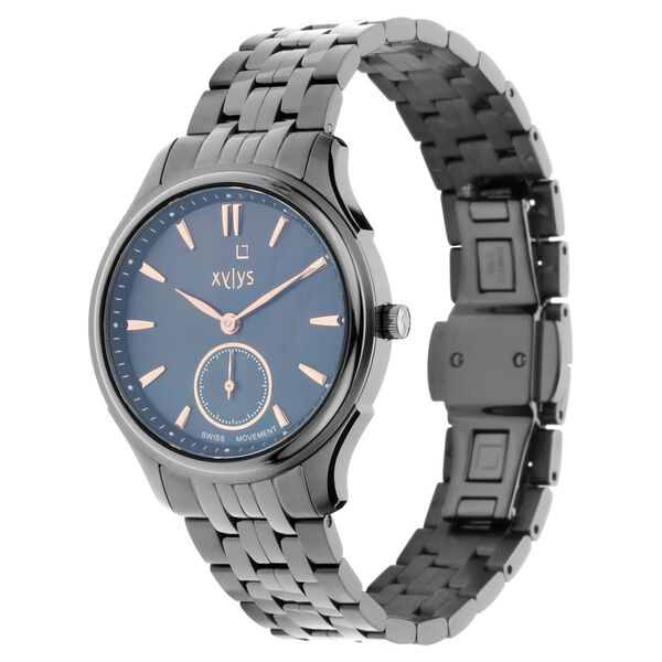 Xylys Swiss Analog Black Stainless Steel Strap Mother of Pearl Dial Watch For Women - image number 2