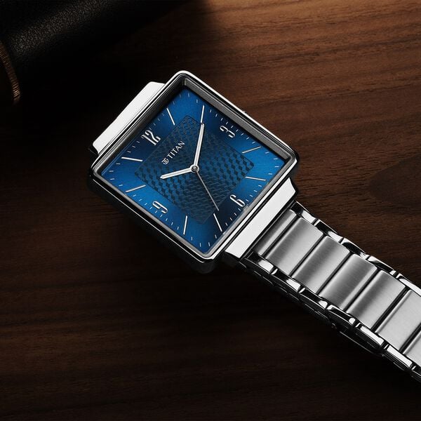 Titan Karishma Blue Dial Watch for Men - image number 2
