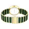 Kenneth Cole Quartz Analog Green Dial Golden Ceramic Strap Watch For Women - image number 4