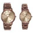 Sonata Soulmates Champagne Dial Couple Watch - image number 1