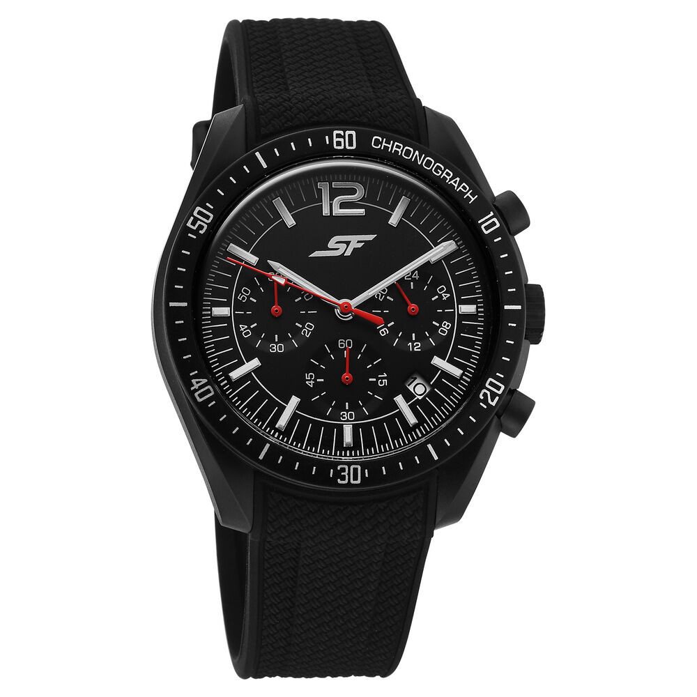 Buy Online SF Genesis Bold Chronograph Watch for Men with Black