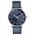 Sonata Poze Quartz Analog Blue Dial Blue Leather Strap Watch For Men - image number 1