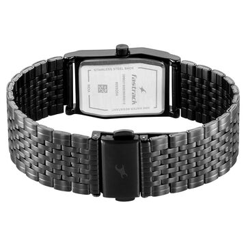 Fastrack Oceanyx 2.0 Analog Watch for Women with Dark Blue Dial & Gun Metal Strap