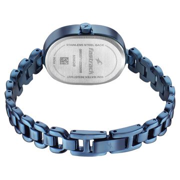 Fastrack Style Up Blue Dial Metal Strap Watch for Girls