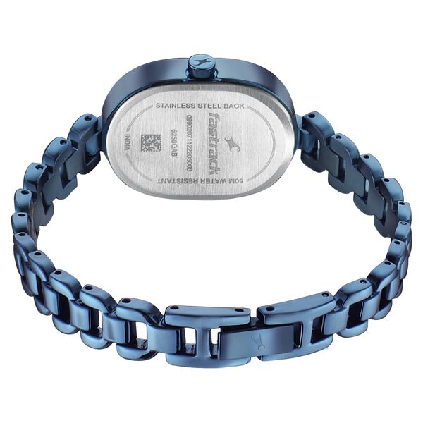 Fastrack Style Up Blue Dial Metal Strap Watch for Girls - image number 4