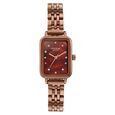 Sonata Poze Quartz Analog Mother Of Pearl Dial Brown Metal Strap Watch For Women - image number 1