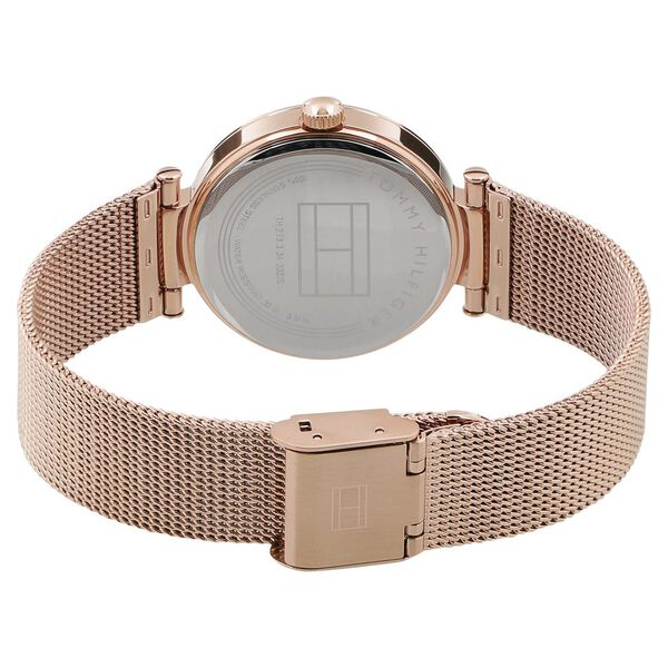Buy Online Tommy Hilfiger Quartz Analog Rose Gold Dial Stainless Steel ...