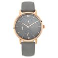 Titan Women's Regal: Roman Numeral Grey Dial & Laeather Strap Watch - image number 1