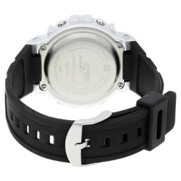 SF Digital Dial Black Plastic Strap Watch for Men