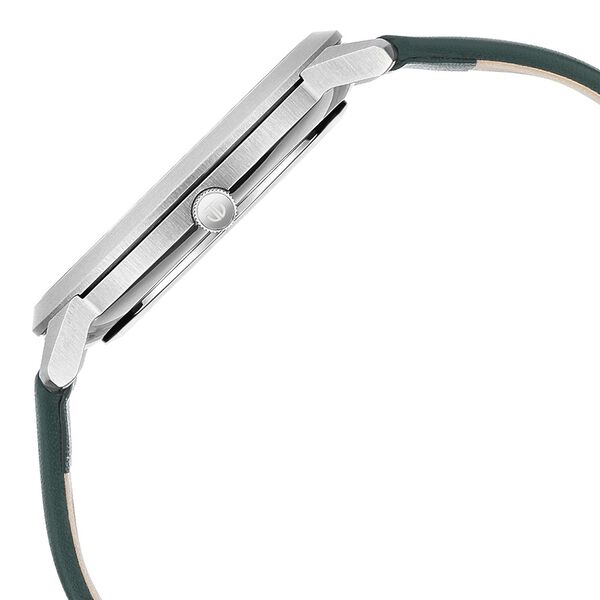 Titan Quartz Analog Silver Dial Leather Strap Watch for Men - image number 3