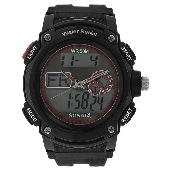 SF Quartz Analog Digital Grey Dial Watch for Men - image number 0