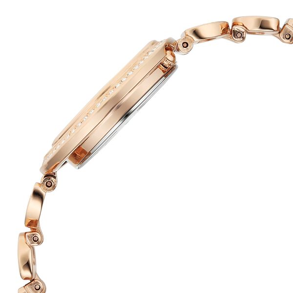 Titan Raga Glimmers Quartz Analog Mother of Pearl Dial Rose Gold Metal Strap Watch For Women - image number 4