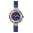 Fastrack Quartz Analog Silver Dial Leather Strap Watch for Girls