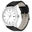 Sonata Quartz Analog with Date White Dial Leather Strap Watch for Men - image number 2