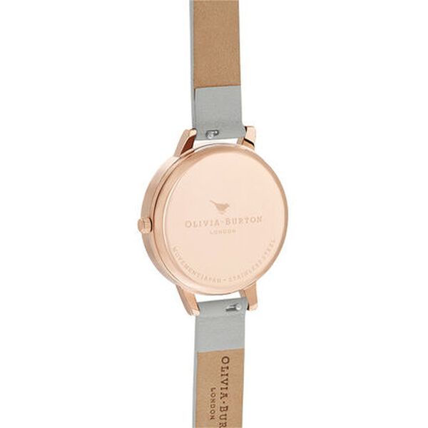 Olivia Burton Quartz Analog White Dial Leather Strap Watch for Women - image number 2
