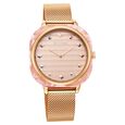 Glitz Rose Gold Dial Stainless Steel Strap Watch for Women - image number 0