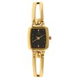 Titan Quartz Analog Champagne Dial Stainless Steel Strap Watch for Women
