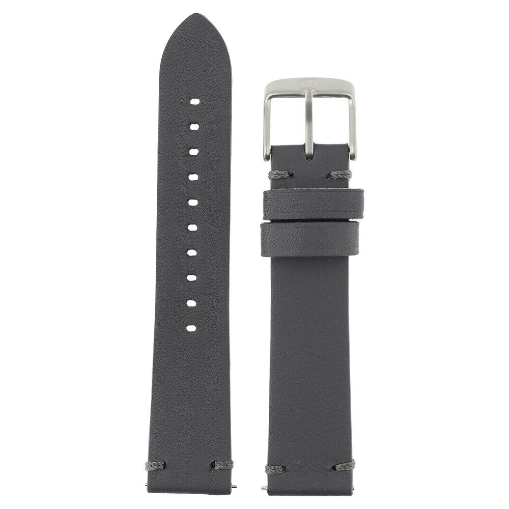 Buy Online 20 mm Grey Genuine Leather Strap for Men 108023020sq p Titan