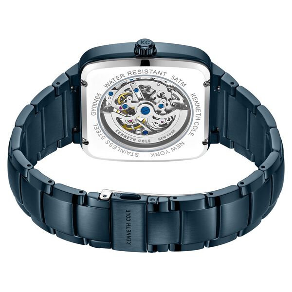 Kenneth Cole Automatic Blue Dial With Blue Stainless Steel Strap Watch For Men - image number 4