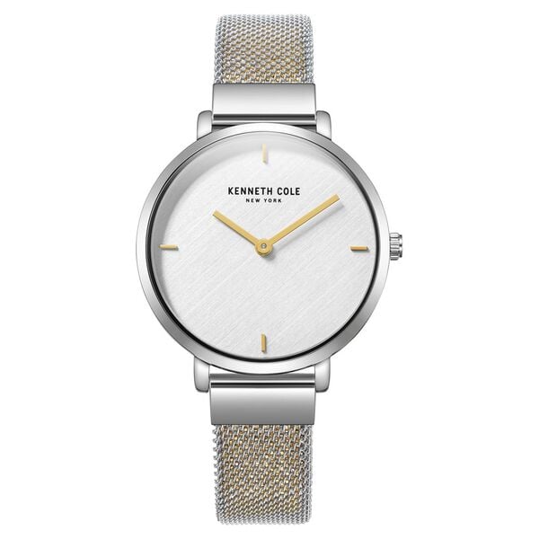 Kenneth Cole Quartz Analog Silver Dial Stainless Steel Strap Watch for Women - image number 0