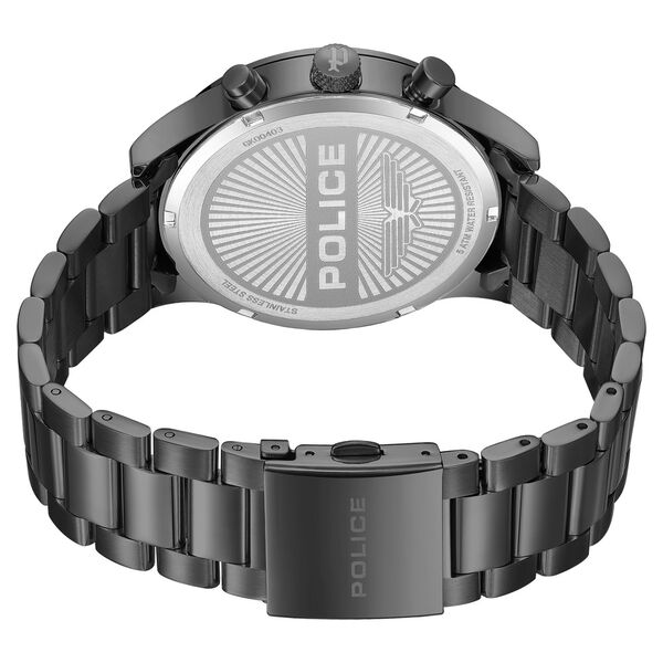 Police Quartz Multifunction Black Dial Grey Stainless Steel Strap Watch for Men - image number 2