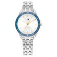 Tommy Hilfiger Quartz Analog White Dial Silver Stainless Steel Strap Watch For Women - image number 0