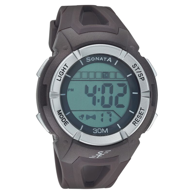 Sonata Digital Dial Strap Watch for Men