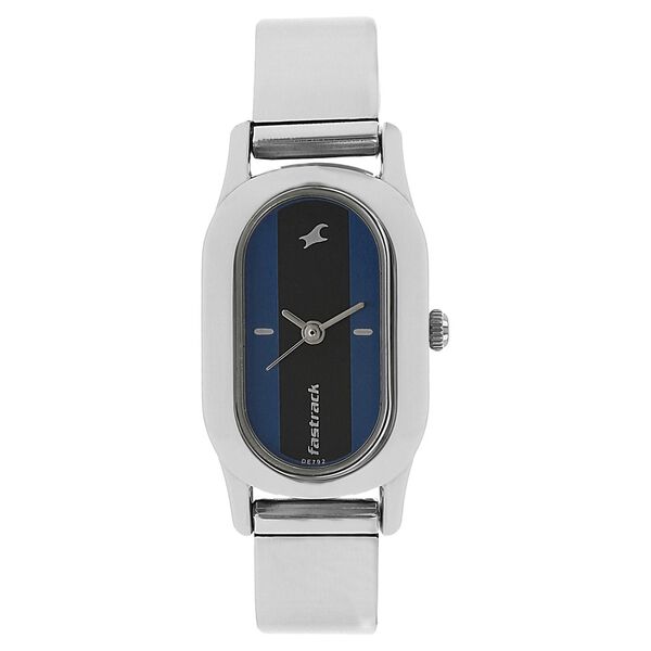 Fastrack Quartz Analog Bicolour Dial Stainless Steel Strap Watch for Girls - image number 0
