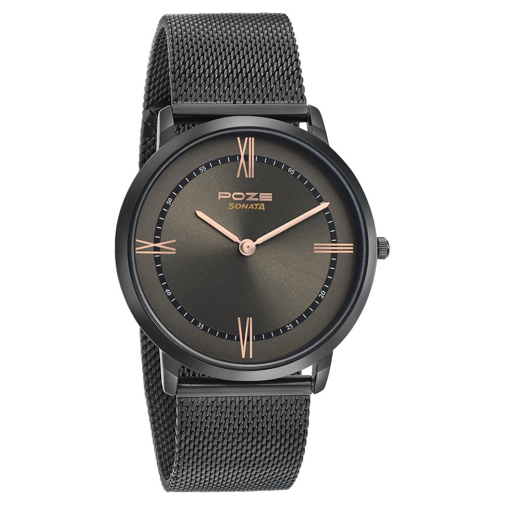 Grey metal watch online