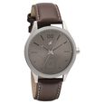 Fastrack Bare Basics Quartz Analog Brown Dial Leather Strap Watch for Guys - image number 0