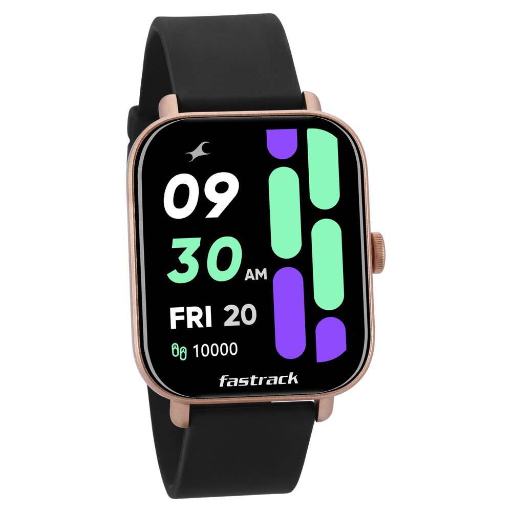Buy Online Fastrack Reflex Vox Unisex Smart Watch With Silicone