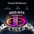 Fastrack Marvellous FX2 Unisex Smart Watch With Silver Metal Strap - image number 2