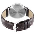 Titan Trendsetters Silver White Dial Analog Leather Strap watch for Men - image number 4